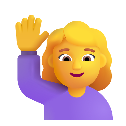 Femme Qui Lève La Main