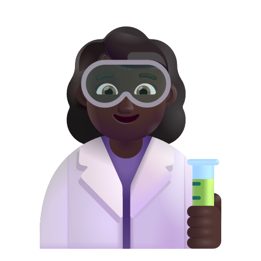 Scientifique Femme: Peau Foncée