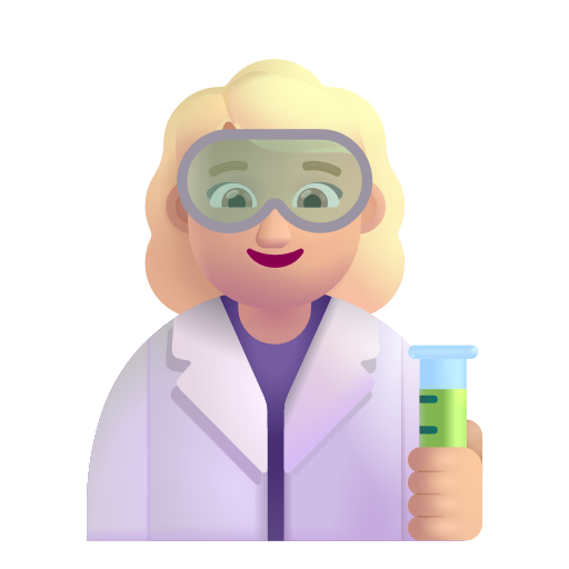 Scientifique Femme: Peau Moyennement Claire