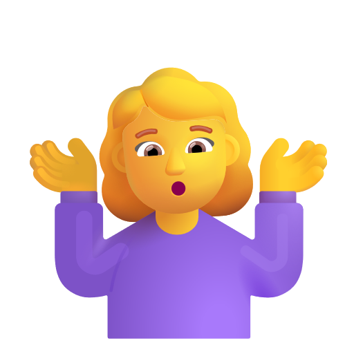 Femme Qui Hausse Les Épaules