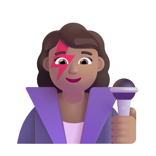 Chanteuse: Peau Moyenne