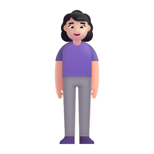 Femme Debout: Peau Claire