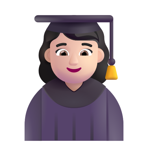 Étudiante: Peau Claire