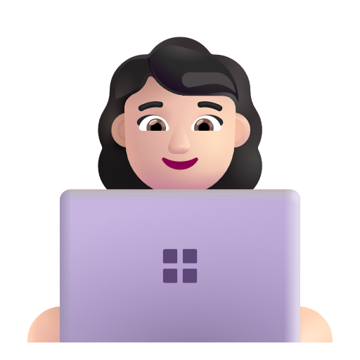 Informaticienne: Peau Claire