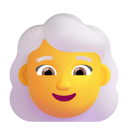 Femme: Cheveux Blancs