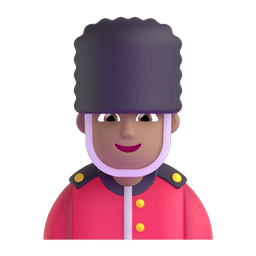 पुरुष गार्ड: मध्यम रंग की त्वचा