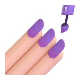 नेल पॉलिश: हल्के रंग की त्वचा