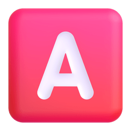 A Button (Blood Type) A Button (Blood Type)