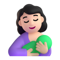母乳喂养：较浅肤色
