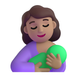 母乳喂养：中等肤色