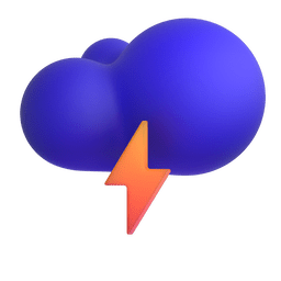 Cloud with Lightning Cloud with Lightning