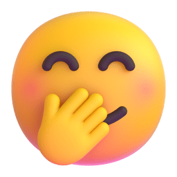 捂嘴笑