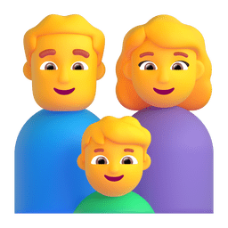 家庭：男人，女人，男孩