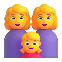 家庭：女人，女人，女孩