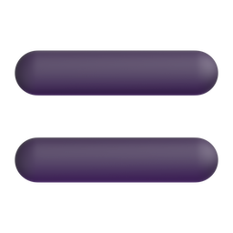 Heavy Equals Sign Heavy Equals Sign