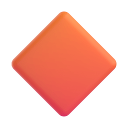 Large Orange Diamond Large Orange Diamond