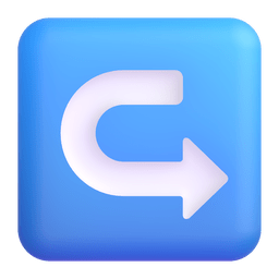 Left Arrow Curving Right Left Arrow Curving Right