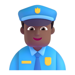 男警察：中等深肤色