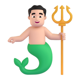 男人鱼：较浅肤色