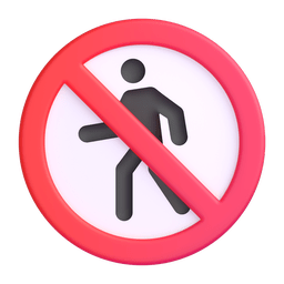 No Pedestrians No Pedestrians