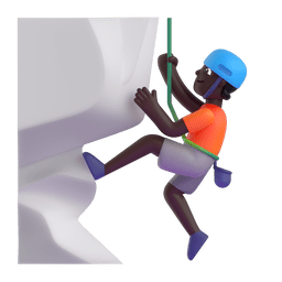 攀爬的人：较深肤色