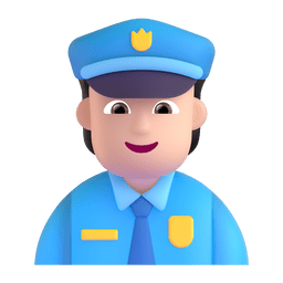 警察：较浅肤色