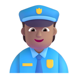 警察：中等肤色