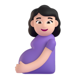 孕妇：较浅肤色