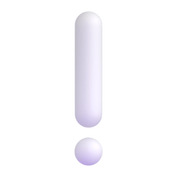 White Exclamation Mark White Exclamation Mark