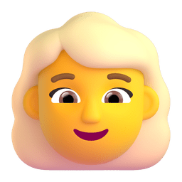 女人：金发