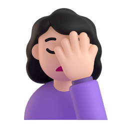 女生捂脸：较浅肤色