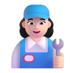 女技工：较浅肤色