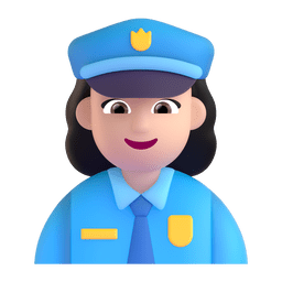 女警察：较浅肤色