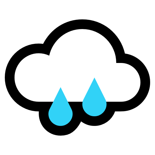Wolk met regen