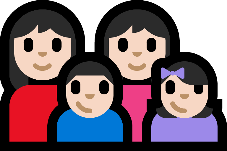 Familie - Vrouw: Lichte Huidskleur, Vrouw: Lichte Huidskleur, Jongen: Lichte Huidskleur, Meisje: Lichte Huidskleur