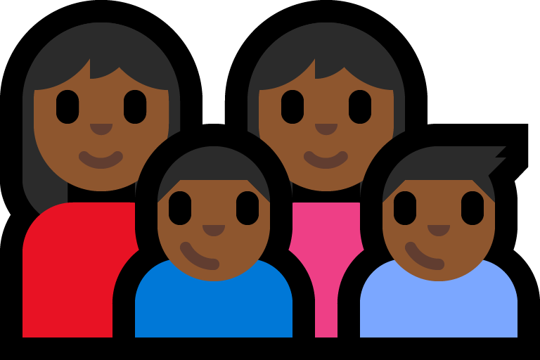 Familie - Vrouw: Middeldonkere Huidskleur, Vrouw: Middeldonkere Huidskleur, Jongen: Middeldonkere Huidskleur, Jongen: Middeldonkere Huidskleur