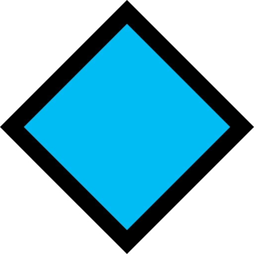 Rombo Azul Grande