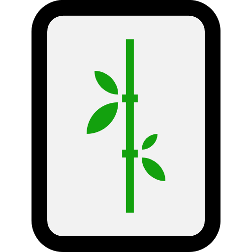 Ficha de Mahjong Bambú