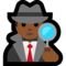 Detective Hombre: Tono de Piel Oscuro Medio