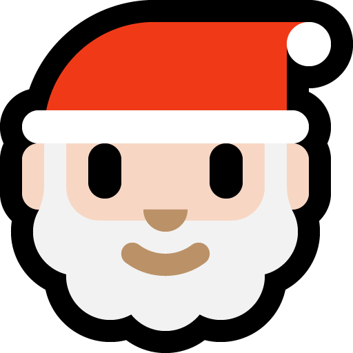 Kerstman: Lichte Huidskleur