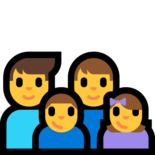 Keluarga: Pria, Pria, Anak Laki-Laki, Anak Perempuan
