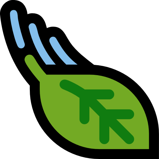 Daun tertiup angin