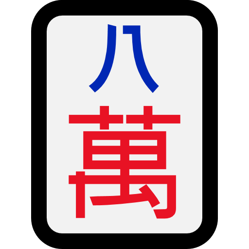 Ubin Mahjong Delapan Karakter