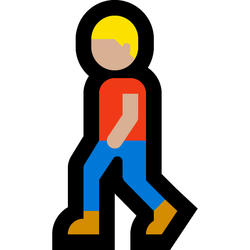 Pria berjalan kaki: Warna Kulit Cerah-Sedang