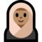 Wanita dengan Jilbab: Warna Kulit Sedang