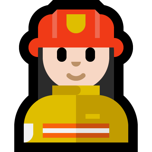 Pemadam kebakaran wanita: Warna Kulit Cerah