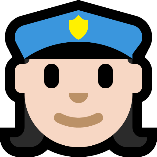 Polisi wanita: Warna Kulit Cerah