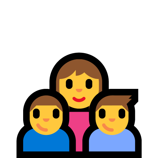 Famiglia: Donna, Bambino, Bambino