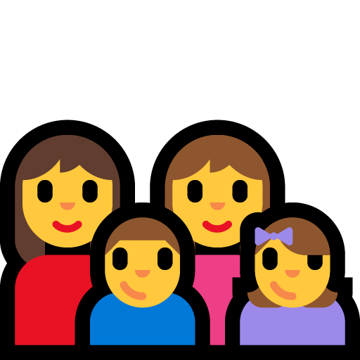 Famiglia: Donna, Donna, Bambino, Bambina