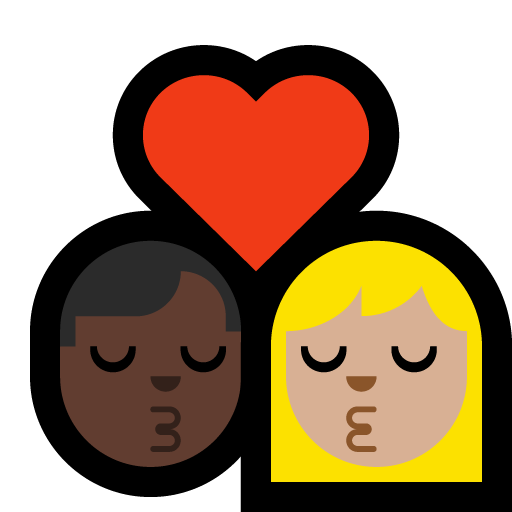 Bacio - Uomo: Carnagione Scura, Donna: Carnagione Medio-Chiara